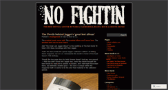 Desktop Screenshot of nofightin.com