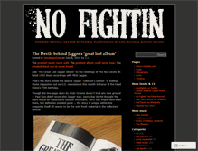 Tablet Screenshot of nofightin.com